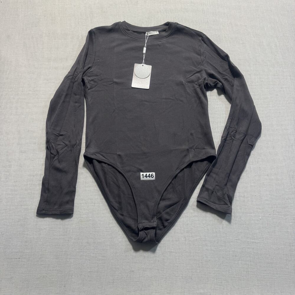 Jacwera Long Sleeve BodySuit Women Sz L Black‎ Brand New